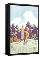 The Burial of Uncas-Newell Convers Wyeth-Framed Stretched Canvas