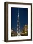The Burj Khalifa (Armani Hotel) by Skidmore Owings, Merrill and Souk Al Bahar, Business Bay-Cahir Davitt-Framed Photographic Print