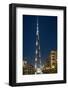 The Burj Khalifa (Armani Hotel) by Skidmore Owings, Merrill and Souk Al Bahar, Business Bay-Cahir Davitt-Framed Photographic Print