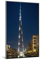 The Burj Khalifa (Armani Hotel) by Skidmore Owings, Merrill and Souk Al Bahar, Business Bay-Cahir Davitt-Mounted Photographic Print
