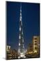 The Burj Khalifa (Armani Hotel) by Skidmore Owings, Merrill and Souk Al Bahar, Business Bay-Cahir Davitt-Mounted Photographic Print