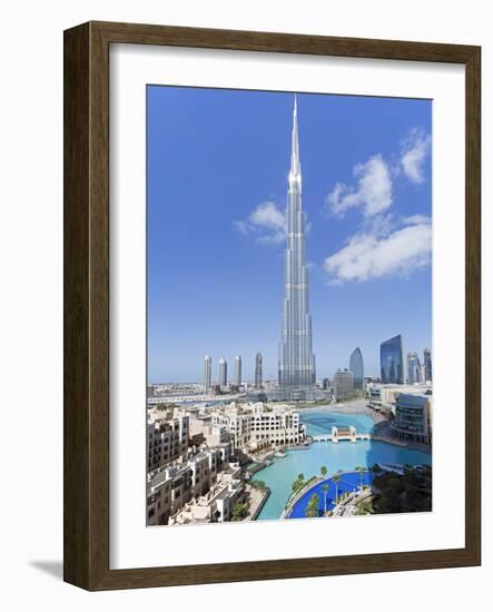 The Burj Khalifa, Completed in 2010, the Tallest Man Made Structure in the World, Dubai, Uae-Gavin Hellier-Framed Photographic Print