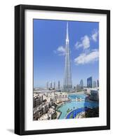 The Burj Khalifa, Completed in 2010, the Tallest Man Made Structure in the World, Dubai, Uae-Gavin Hellier-Framed Photographic Print