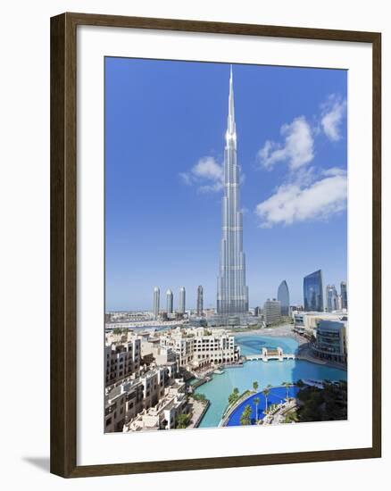 The Burj Khalifa, Completed in 2010, the Tallest Man Made Structure in the World, Dubai, Uae-Gavin Hellier-Framed Photographic Print