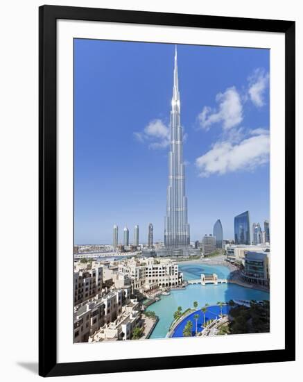 The Burj Khalifa, Completed in 2010, the Tallest Man Made Structure in the World, Dubai, Uae-Gavin Hellier-Framed Photographic Print