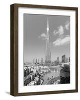 The Burj Khalifa, Completed in 2010, the Tallest Man Made Structure in the World, Dubai, Uae-Gavin Hellier-Framed Photographic Print