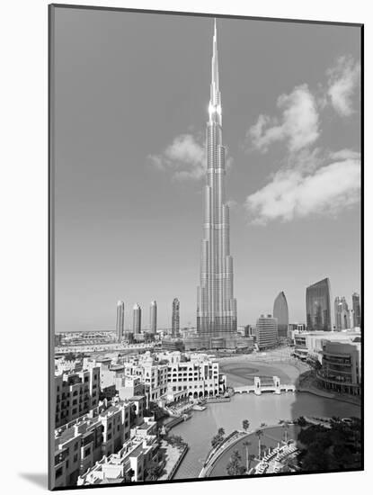 The Burj Khalifa, Completed in 2010, the Tallest Man Made Structure in the World, Dubai, Uae-Gavin Hellier-Mounted Photographic Print