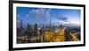 The Burj Khalifa Dubai, View across Sheikh Zayed Road and Financial Centre Road Interchange-Gavin Hellier-Framed Photographic Print