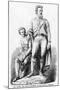 The Burke and Wills Monument at Melbourne, Australia, 1865-null-Mounted Giclee Print
