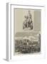 The Burke and Wills Monument at Melbourne-null-Framed Giclee Print