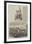 The Burke and Wills Monument at Melbourne-null-Framed Giclee Print