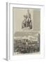 The Burke and Wills Monument at Melbourne-null-Framed Giclee Print