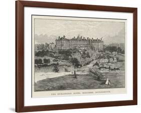 The Burlington Hotel, Boscombe, Bournemouth-null-Framed Giclee Print