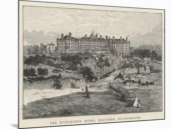 The Burlington Hotel, Boscombe, Bournemouth-null-Mounted Giclee Print