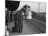 The Burlington Zephyr, East Dubuque, Illinois, c.1940-John Vachon-Mounted Photo