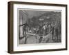 The Burmah Expedition, Departure of King Theebaw from Mandalay-William Heysham Overend-Framed Giclee Print