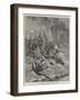 The Burmah Expedition, Fight with Dacoits, 12 January, Near Shoay Gheen-Richard Caton Woodville II-Framed Giclee Print