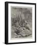 The Burmah Expedition, Fight with Dacoits, 12 January, Near Shoay Gheen-Richard Caton Woodville II-Framed Giclee Print