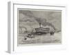 The Burmah Expedition, Flotilla, with Troops on Board, Going Up the Irrawaddy to Bhamo-Melton Prior-Framed Giclee Print