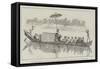 The Burmah Expedition, the Woon of Bhamo in His State Canoe-Melton Prior-Framed Stretched Canvas