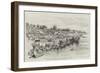 The Burmah Expedition, Thyetmyo, the Frontier Station, from the River Irrawaddy-Melton Prior-Framed Giclee Print