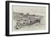 The Burmah Expedition, Thyetmyo, the Frontier Station, from the River Irrawaddy-Melton Prior-Framed Giclee Print