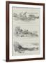 The Burmese Expedition, Sketches on the Irrawaddy River-null-Framed Giclee Print