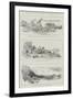 The Burmese Expedition, Sketches on the Irrawaddy River-null-Framed Giclee Print