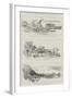 The Burmese Expedition, Sketches on the Irrawaddy River-null-Framed Giclee Print