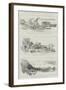 The Burmese Expedition, Sketches on the Irrawaddy River-null-Framed Giclee Print