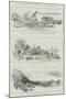 The Burmese Expedition, Sketches on the Irrawaddy River-null-Mounted Giclee Print