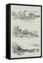 The Burmese Expedition, Sketches on the Irrawaddy River-null-Framed Stretched Canvas