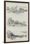 The Burmese Expedition, Sketches on the Irrawaddy River-null-Framed Giclee Print