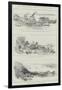 The Burmese Expedition, Sketches on the Irrawaddy River-null-Framed Giclee Print