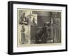 The Burmese Priests and Mr Barnum's Elephant at the Zoological Gardens-null-Framed Giclee Print