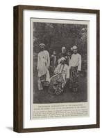 The Burmese Representative at the Coronation, Maung on Gaing, Cie, Atm, Accompanied by Dr Marks-null-Framed Giclee Print