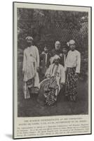 The Burmese Representative at the Coronation, Maung on Gaing, Cie, Atm, Accompanied by Dr Marks-null-Mounted Giclee Print