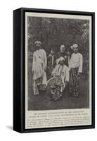 The Burmese Representative at the Coronation, Maung on Gaing, Cie, Atm, Accompanied by Dr Marks-null-Framed Stretched Canvas