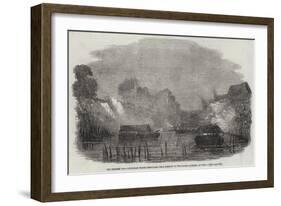 The Burmese War, European Troops Despatched from Rangoon to the Pagoda Garrison, at Pegu-null-Framed Giclee Print