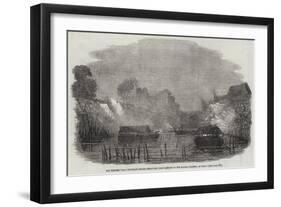 The Burmese War, European Troops Despatched from Rangoon to the Pagoda Garrison, at Pegu-null-Framed Giclee Print