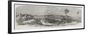 The Burmese War, Prome, from the Heights-null-Framed Giclee Print