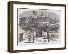 The Burmese War, Temporary Stockade, Martaban-null-Framed Giclee Print