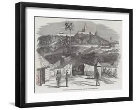 The Burmese War, Temporary Stockade, Martaban-null-Framed Giclee Print