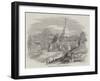 The Burmese War, the Dagon Pagoda, at Rangoon-null-Framed Giclee Print