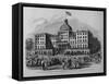 The Burnet House, Cincinnati, Ohio.-- the Crowd Receiving the News of the Nomination of James Bucha-null-Framed Stretched Canvas