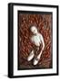 The Burning Man, 1985-Evelyn Williams-Framed Giclee Print