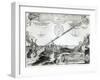 The Burning Mirror of Archimedes, from Ars Magna Lucis et Umbrae, Athanasius Kircher-null-Framed Giclee Print