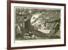 The Burning of a Germanic Village by the Romans-Willem II Steelink-Framed Giclee Print