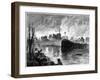 The Burning of Chicago, Illinois, USA, 1871-null-Framed Giclee Print