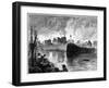 The Burning of Chicago, Illinois, USA, 1871-null-Framed Giclee Print